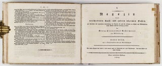 Systematisches Verzeichnis eines Magazins von verschiedenen Kunst- und andern nüzlichen Sachen, zur lehrreichen und angenehmen Unterhaltung der Jugend, als auch für Liebhaber der Künste und Wissenschaften...