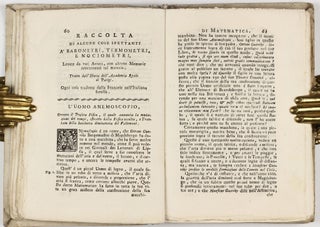 Trattato curioso di matematica nel quale col mezzo di tre instrumenti cioe' del barometro, termometro ed igrometro . . . Trad. dal Francese.