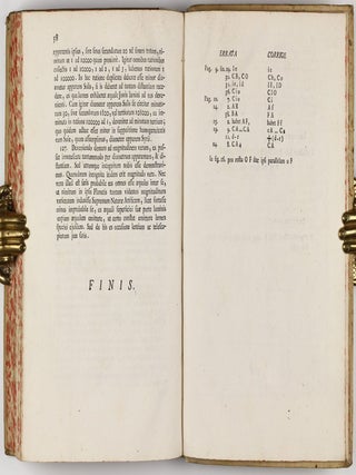 De lumine dissertatio physica quam in seminario Romano. . . / Synopsis physicae generalis. . . / De meteoris a naturali electricismo pendentibus dissertatio physica. . . / De naturali electricismo ejusque ad auroram borealem applicatione dissertatio physica. . . / De lentibus et telescopiis dioptricis dissertatio. . .