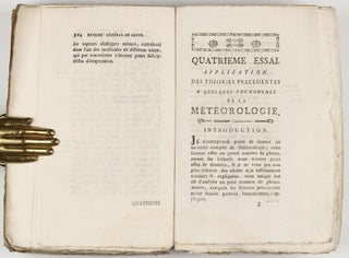 Essais sur l'Hygromètrie