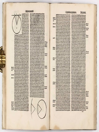 Habes lector Johannis de Sacro Busto sphere textum una cum additionibus non aspernandis Petri Cirvelli ... cum ipsiusmet sublimi et luculentissima expositione aliquot figuris noviter adiunctis decorata. Intersertis praeterea quaestionibus domini Petri de Alliaco; Omnia peruigili cura ad amussim castigata. Et rursus coipressa.