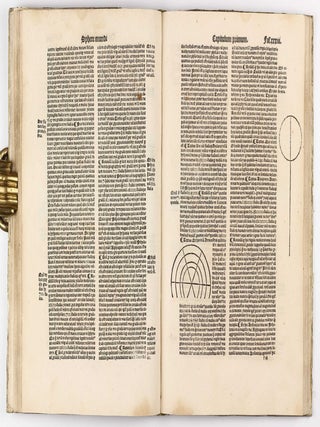 Habes lector Johannis de Sacro Busto sphere textum una cum additionibus non aspernandis Petri Cirvelli ... cum ipsiusmet sublimi et luculentissima expositione aliquot figuris noviter adiunctis decorata. Intersertis praeterea quaestionibus domini Petri de Alliaco; Omnia peruigili cura ad amussim castigata. Et rursus coipressa.
