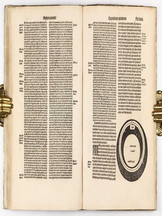 Habes lector Johannis de Sacro Busto sphere textum una cum additionibus non aspernandis Petri Cirvelli ... cum ipsiusmet sublimi et luculentissima expositione aliquot figuris noviter adiunctis decorata. Intersertis praeterea quaestionibus domini Petri de Alliaco; Omnia peruigili cura ad amussim castigata. Et rursus coipressa.