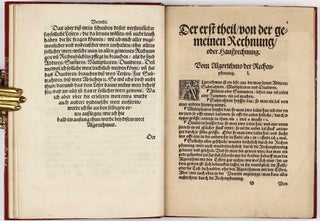 Deutsche Arithmetica. Inhaltend. Die Haussrechnung, Deutsche Coss, Kirchenrechnung.
