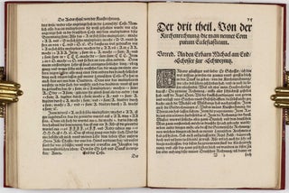 Deutsche Arithmetica. Inhaltend. Die Haussrechnung, Deutsche Coss, Kirchenrechnung.