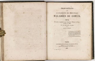 Recherches sur la force du coeur aortique; thèse présentée et soutenue à la Faculté de Médecine de Paris le 28 août 1828.