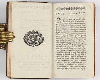 Nouveau systeme de mineralogie, ou Essai d'une nouvelle exposition du regne mineral, auquel on a joint un Supplement au Traite de la dissolution des metaux, avec des observations relatives au Dictionnaire de chymie.