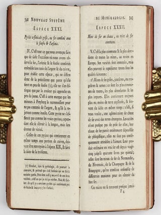 Nouveau systeme de mineralogie, ou Essai d'une nouvelle exposition du regne mineral, auquel on a joint un Supplement au Traite de la dissolution des metaux, avec des observations relatives au Dictionnaire de chymie.
