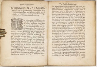 Natural and Political Observations Mentioned in a following Index, and made upon the Bills of Mortality, with reference to the Government, Religion, Trade, Growth, Air, Diseases, and the several Changes of the said City, the Second Edition.