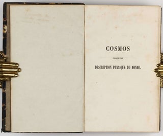 Cosmos, essai d'une description physique du monde. Traduit par H. Faye. First two (of four) volumes.