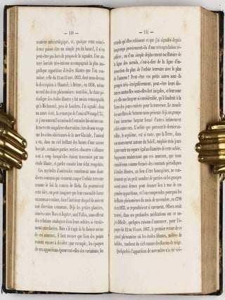 Cosmos, essai d'une description physique du monde. Traduit par H. Faye. First two (of four) volumes.