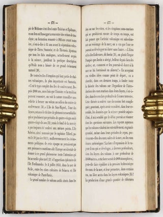 Cosmos, essai d'une description physique du monde. Traduit par H. Faye. First two (of four) volumes.