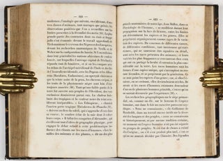 Cosmos, essai d'une description physique du monde. Traduit par H. Faye. First two (of four) volumes.