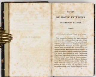 Cosmos, essai d'une description physique du monde. Traduit par H. Faye. First two (of four) volumes.