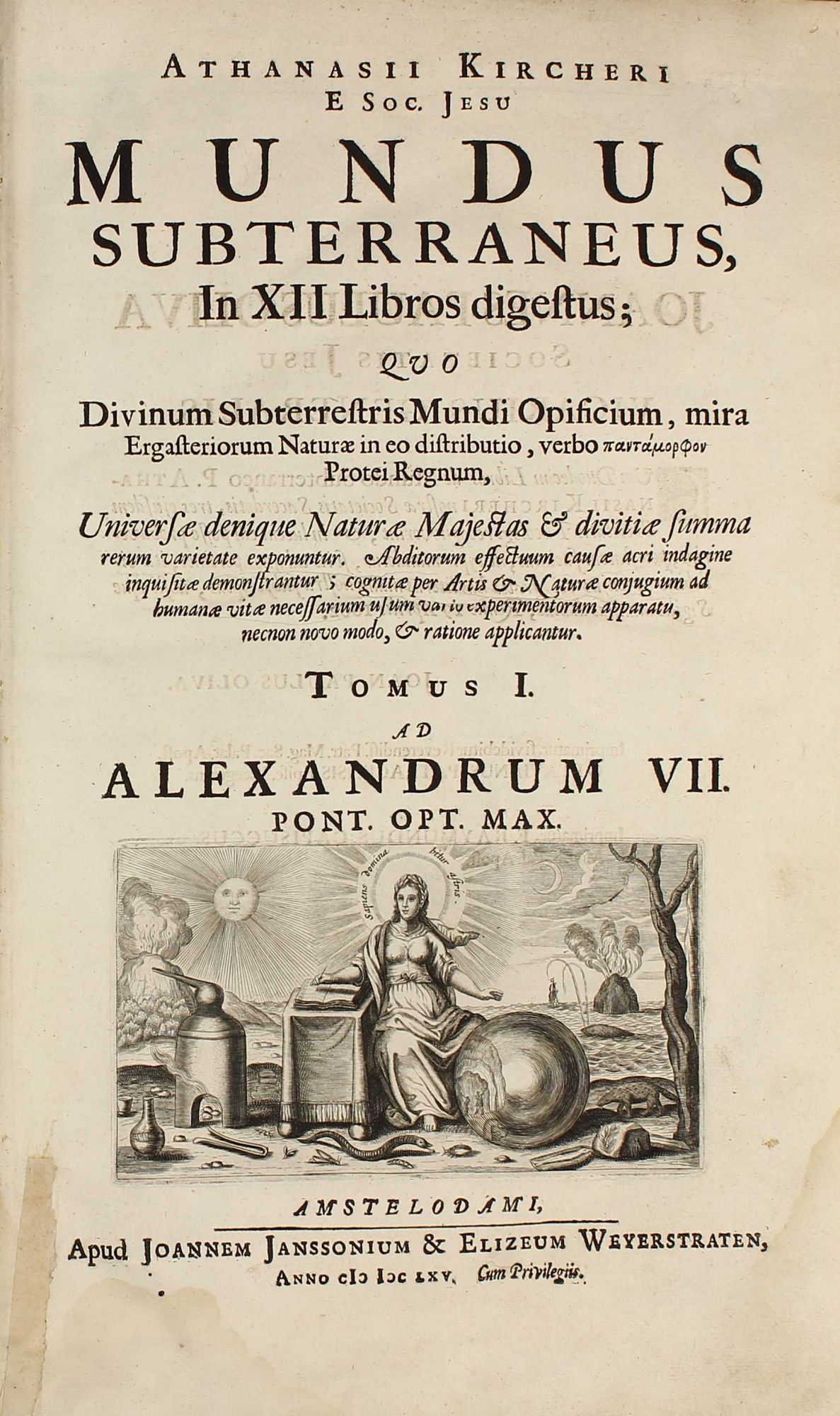 Mundus subterraneus, in XII libros digestus . . . Two parts in one 