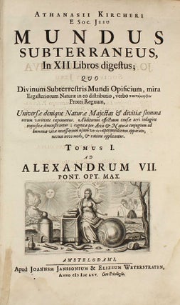 Item #003102 Mundus subterraneus, in XII libros digestus . . . Two parts in one volume....
