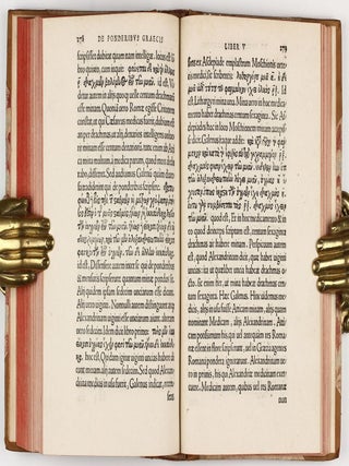 Libri quinque De mensuris & ponderibus. . . / De ponderibus propositiones XIII. / An account of a comparison made by some gentlemen of the Royal Society, of the standard of a yard, and the several weights lately made for their use. . .