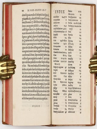 Libri quinque De mensuris & ponderibus. . . / De ponderibus propositiones XIII. / An account of a comparison made by some gentlemen of the Royal Society, of the standard of a yard, and the several weights lately made for their use. . .