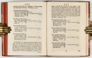 Libri quinque De mensuris & ponderibus. . . / De ponderibus propositiones XIII. / An account of a comparison made by some gentlemen of the Royal Society, of the standard of a yard, and the several weights lately made for their use. . .