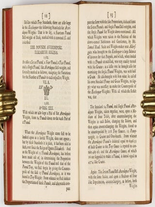 Libri quinque De mensuris & ponderibus. . . / De ponderibus propositiones XIII. / An account of a comparison made by some gentlemen of the Royal Society, of the standard of a yard, and the several weights lately made for their use. . .