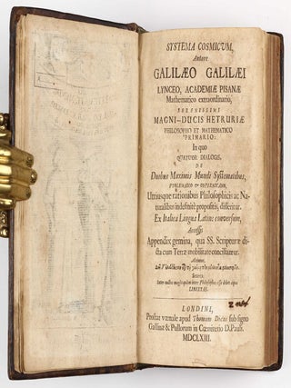 Systema cosmicum ... in quo quatuor dialogis, de duobus maximis mundi systematibus, Ptolemaico & Copernicano.