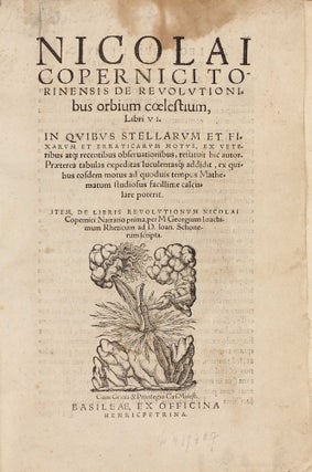 Item #003124 De revolutionibus orbium coelestium, libri VI: in quibus stellarum et fixarum et...