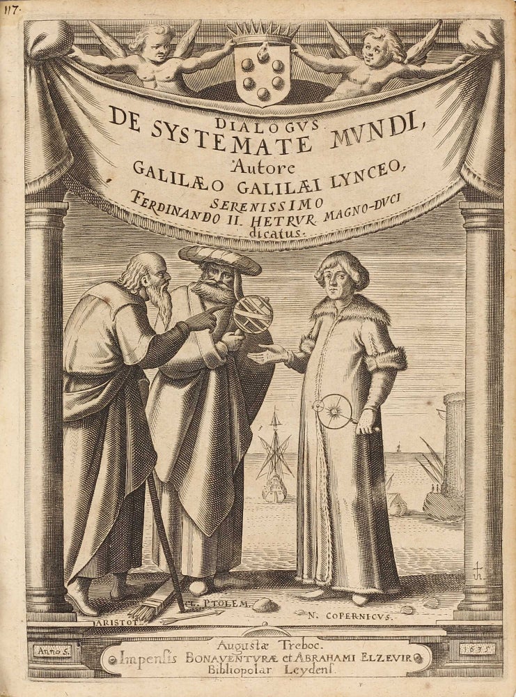 Item #003125 Systema cosmicum ... in quo quatuor dialogis, de duobus maximis mundi systematibus, Ptolemaico et Copernicano. Galileo GALILEI.