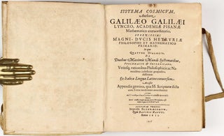 Systema cosmicum ... in quo quatuor dialogis, de duobus maximis mundi systematibus, Ptolemaico et Copernicano.