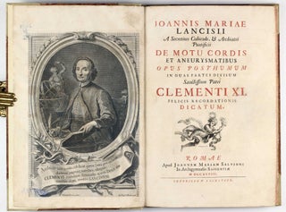 Item #003141 De motu cordis et aneurysmatibus, opus posthumum in duas partes divisum. Giovanni...