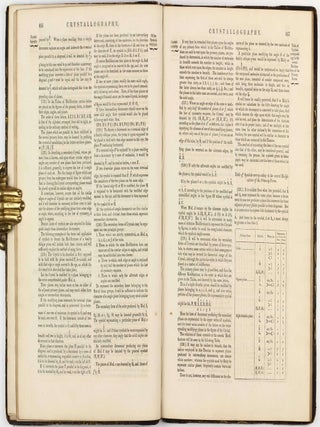 A Familiar Introduction to Crystallography Including an Explanation of the Principle and Use of the Goniometer. With an appendix, containing the mathematical relations of crystals rules for drawing their figures and an alphabetical arrangement of minerals, their synonymes, and primary forms.