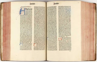 BIBLIA LATINA. Incipit epistola sancti Hieronymi ad Paulinum presbyterum de omnibus divinae historiae libris. Capitulum.