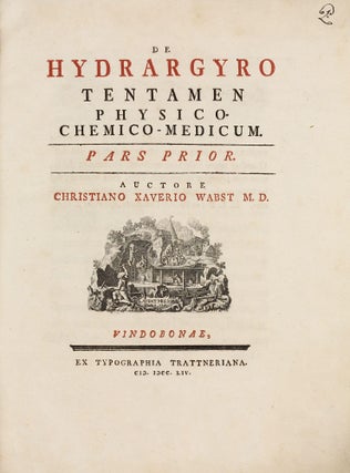 Item #003165 De hydrargyro tentamen physico-chemico-medicum. Pars prior (all published)....