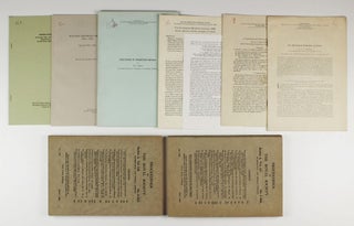 Item #003170 A group of 9 offprints and journal issues by Nevill Francis Mott (Nobel Prize 1977...