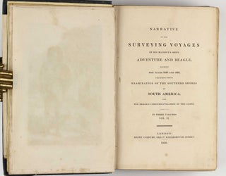 Narrative of the Surveying Voyages of His Majesty's Ships Adventure and the Beagle, between the years 1826 and 1836, Describing Their Examination of the Southern Shores of South America, and the Beagle's Circumnavigation of the Globe. Volume II: Proceedings of the second expedition, 1831-1836, under the command of Captain Robert Fitz-Roy, R.N.