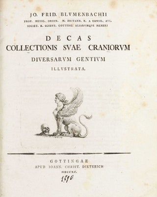 Item #003185 Decas collectionis suae craniorum diversarum gentium illustrata - [prima - sexta,...
