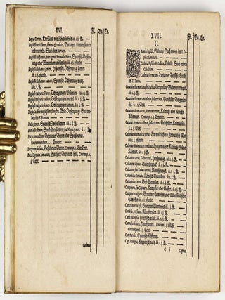 Catalogus oder Register, aller Apoteckischen Simplicien und Compositen, so in den beyden Messen, zu Franckfurt am Mayn, durch die Materialisten, Kauffleut, Wuertzeltraeger und Krautler, auch durch die Apotecker daselbst verkaufft werden. Allen Apoteckern, Materialisten, Kauffleuten, Wuertzkraemern.