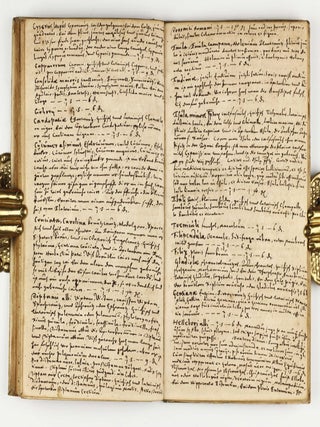 Catalogus oder Register, aller Apoteckischen Simplicien und Compositen, so in den beyden Messen, zu Franckfurt am Mayn, durch die Materialisten, Kauffleut, Wuertzeltraeger und Krautler, auch durch die Apotecker daselbst verkaufft werden. Allen Apoteckern, Materialisten, Kauffleuten, Wuertzkraemern.