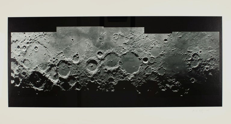 Item #003193 Lunar landscape near the terminator. Lunar photograph.