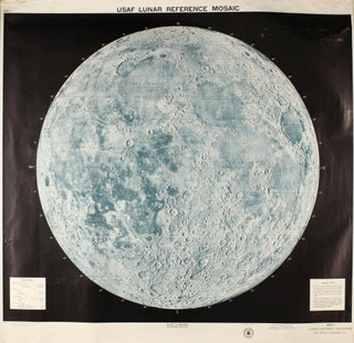 USAF lunar reference mosaic, LEM-1. Lunar earthside hemisphere in orthographic projection.