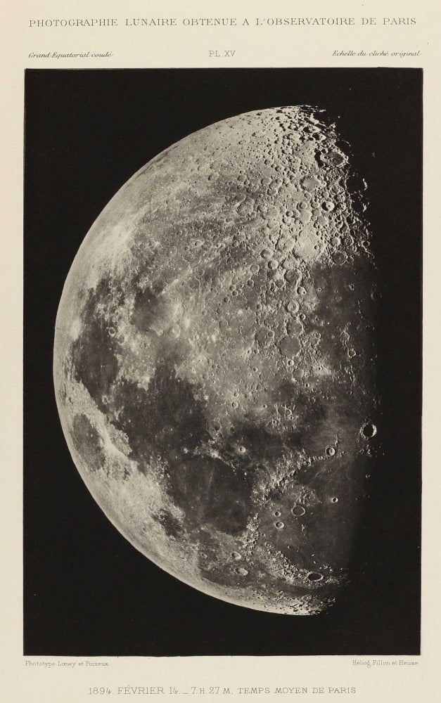 Item #003212 Recherches sur l'origine probable des formations lunaires. Pierre Henry PUISEUX.
