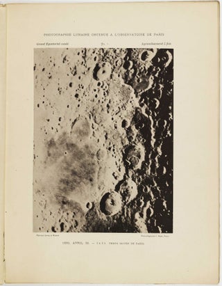 Recherches sur l'origine probable des formations lunaires.
