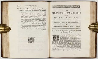The Method of Fluxions and Infinite Series; with its Application to the Geometry of Curve-lines. Translated from the author's Latin original not yet made publick. To which is subjoin'd, a perpetual comment upon the whole work, consisting of annotations, illustrations, and supplements, in order to make this treatise a compleat institution for the use of learners. By John Colson...