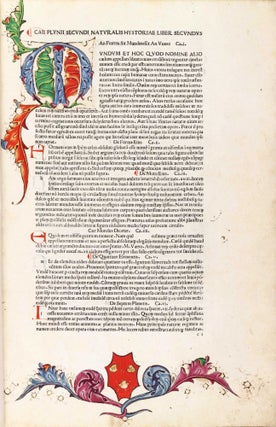 Item #003242 Naturalis hystoriae liber primus [-tricesimus septimus], edited by Philippus...