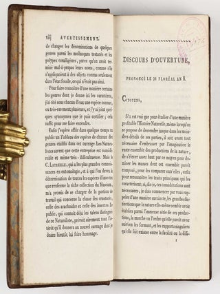Systême des animaux sans vertèbres, ou tableau général des classes, des ordres et des genres de ces animaux.