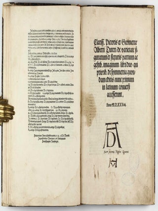 De Symmetria partium in rectis formis humanorum corporum libri in latinium conversi / De Varietate figurarum et flexuris partium ac gestibus imaginum libro duo.