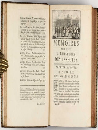 Mémoires pour servir à l'histoire des insectes.