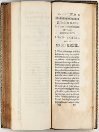 Mémoires pour servir à l'histoire des insectes.