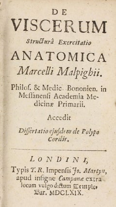 De viscerum structura exercitatio anatomica . . . Accedit dissertatio ejusdem de polypo cordis.