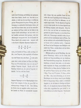 Über die Erhaltung der Kraft, eine physikalische Abhandlung, vorgetragen in der Sitzung der physikalischen Gesellschaft zu Berlin.