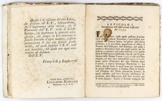 Dissertazione intorno alle osservazioni solstiziali del 1775 allo gnomone della metropolitana fiorentina dell'abate Leonardo Ximenes ... del mese di agosto 1775.